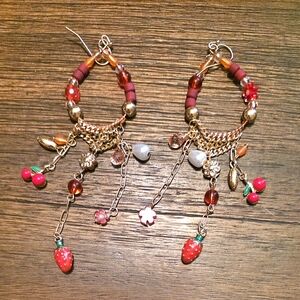 Colorful Beaded Dangle Earrings